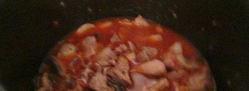 мясное рагу с грибами и орехами. Шаг 6