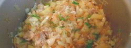 мясное рагу в мультиварке. Шаг 7