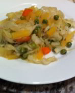 Овощное рагу с капустой