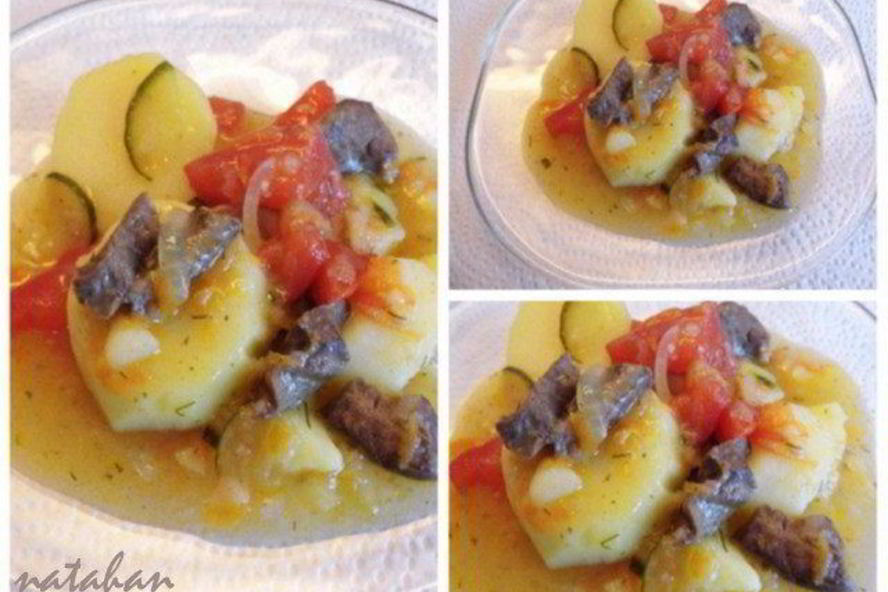 Рецепт овощного рагу с сердцем