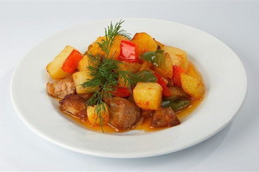 Рецепт овощного рагу с зеленым перцем