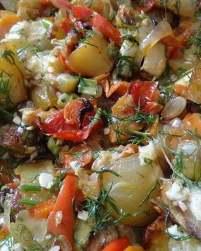 Овощное рагу в духовке