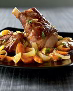 Рагу из филе и шейки баранины с овощами