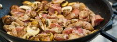 рагу из индейки с грибами. Шаг 3