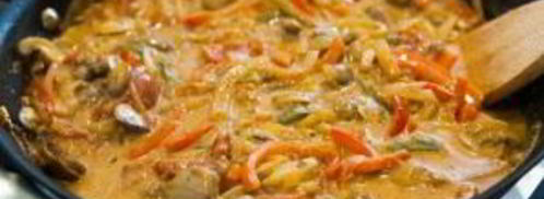 рагу из индейки с грибами. Шаг 5