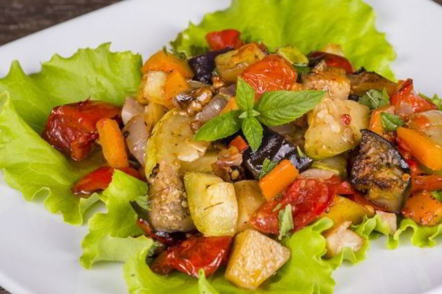 Рецепт рагу из кабачков, картофеля и баклажанов