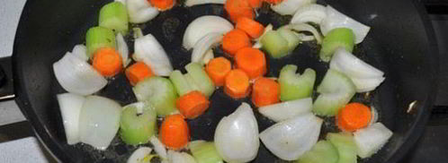 рагу из куриных сердечек и печени. Шаг 5