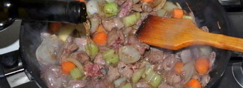 рагу из куриных сердечек и печени. Шаг 7