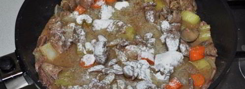 рагу из куриных сердечек и печени. Шаг 9