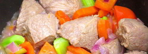 рагу из телятины с овощами в мультиварке. Шаг 5