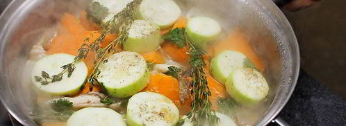 рагу из тыквы с вешенками и соусом лечо. Шаг 4