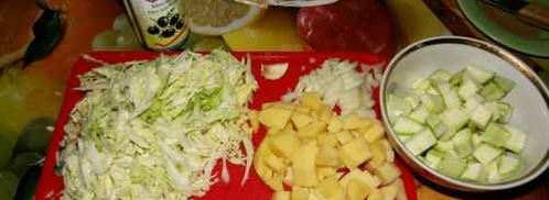 рагу овощное с мясом. Шаг 9