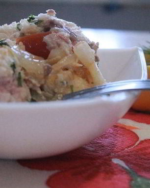 Рагу рыбное из духовки