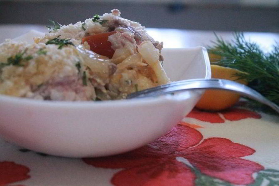 Рецепт рагу рыбного из духовки