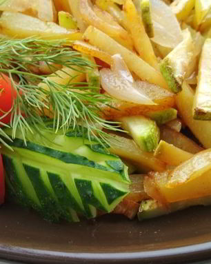 Рагу с кабачками