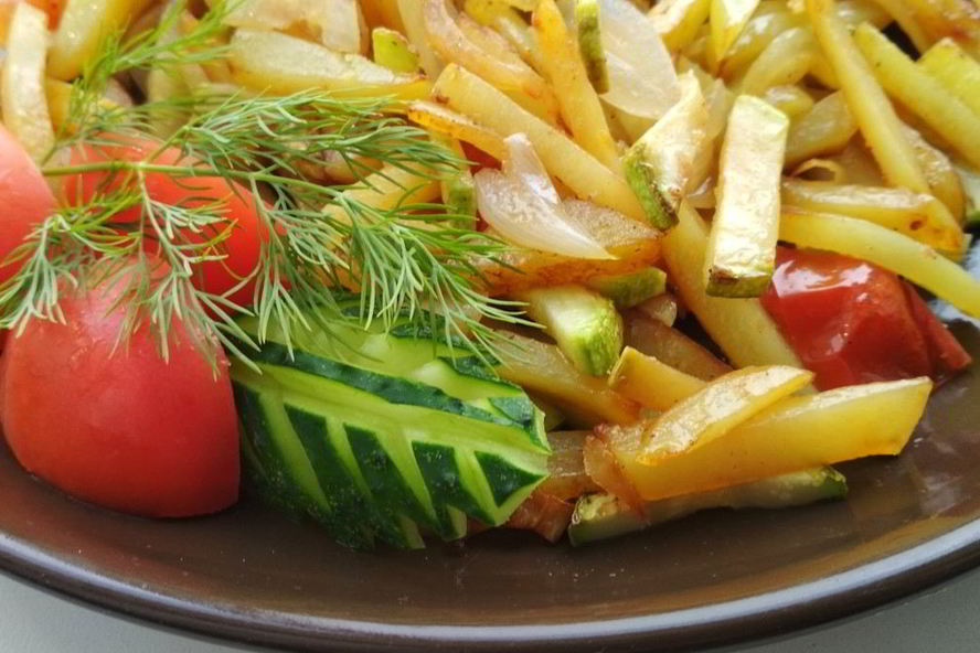 Рецепт рагу с кабачками