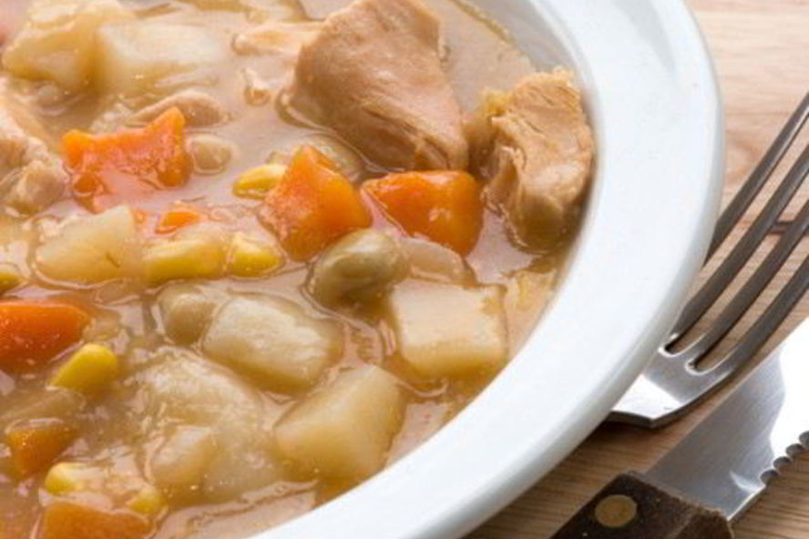 Рецепт рагу с куриным филе и овощами