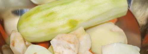 запеченное овощное рагу с мясным фаршем. Шаг 3