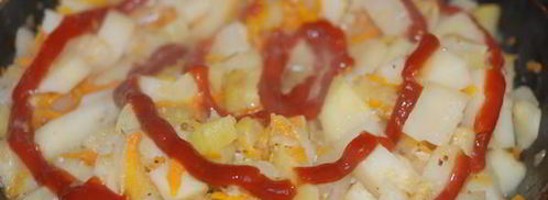 запеченное овощное рагу с мясным фаршем. Шаг 8