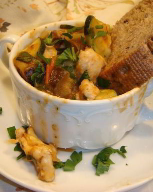 Быстрый куриный рататуй