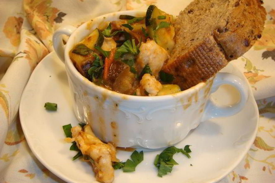 Рецепт быстрого куриного рататуя