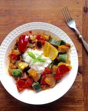 Рататуй с баклажанами