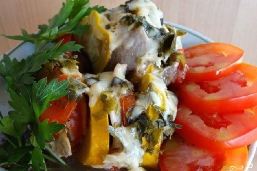 Рецепт рататуя с мясом в мультиварке