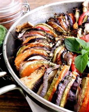 Рататуй с сыром Тофу