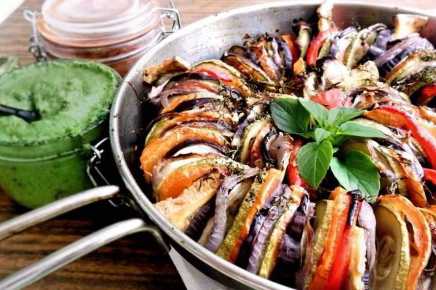 Рецепт рататуя с сыром тофу