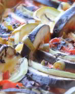 Рататуй с сыром в остром соусе