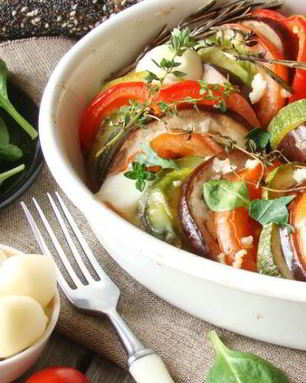 Рататуй с сыром