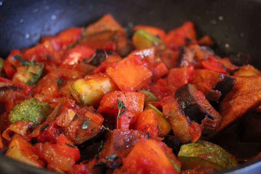 Рецепт рататуя с тыквой