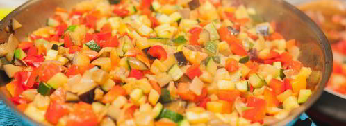 яркий рататуй с семгой. Шаг 6