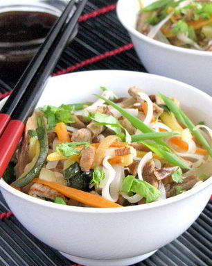 Рисовая лапша по-японски