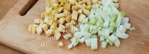 рисовый гарнир с айвой. Шаг 4