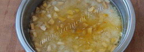 рисовый гарнир с айвой. Шаг 6