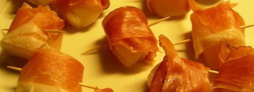 морские гребешки в беконе. Шаг 5