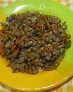 Ризотто из чечевицы