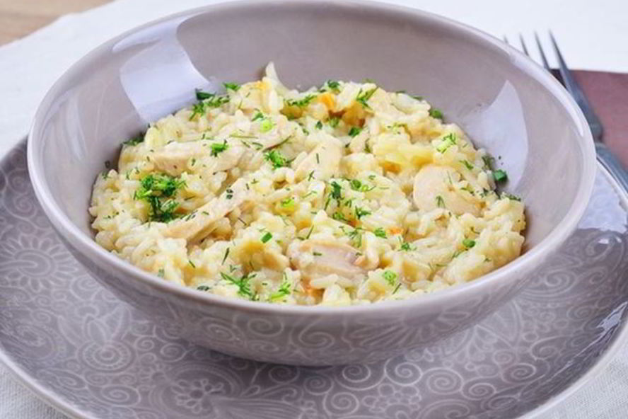 Рецепт ризотто по-русски с сочной курочкой