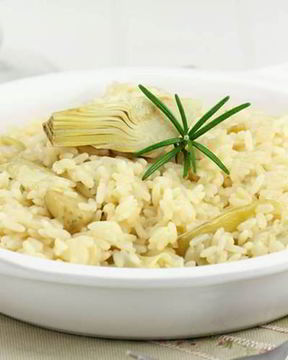 Ризотто с артишоками и оливками