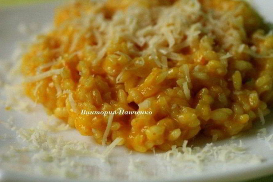 Рецепт ризотто с болгарским перцем