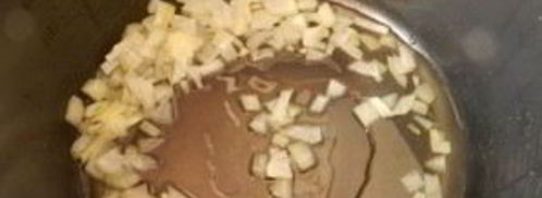 ризотто с грибами в мультиварке. Шаг 4