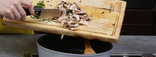 ризотто с грибами. Шаг 3