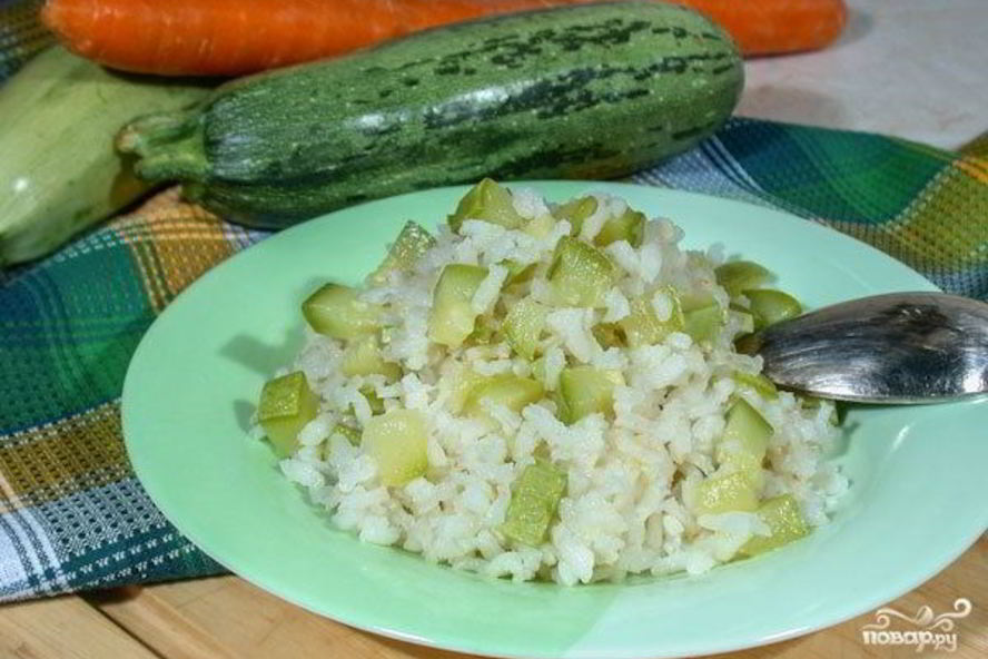 Рецепт ризотто с кабачками