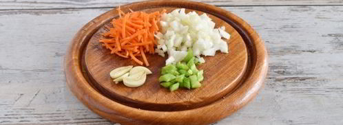 ризотто с курицей и овощами. Шаг 5