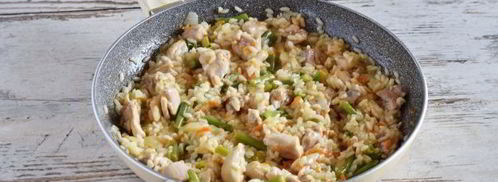 ризотто с курицей и овощами. Шаг 15