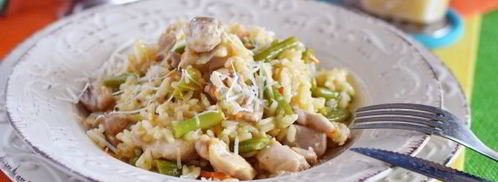 ризотто с курицей и овощами. Шаг 17