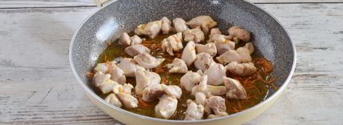 ризотто с курицей и овощами. Шаг 9