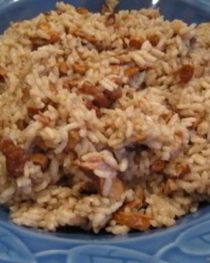 Ризотто с лисичками и сыром