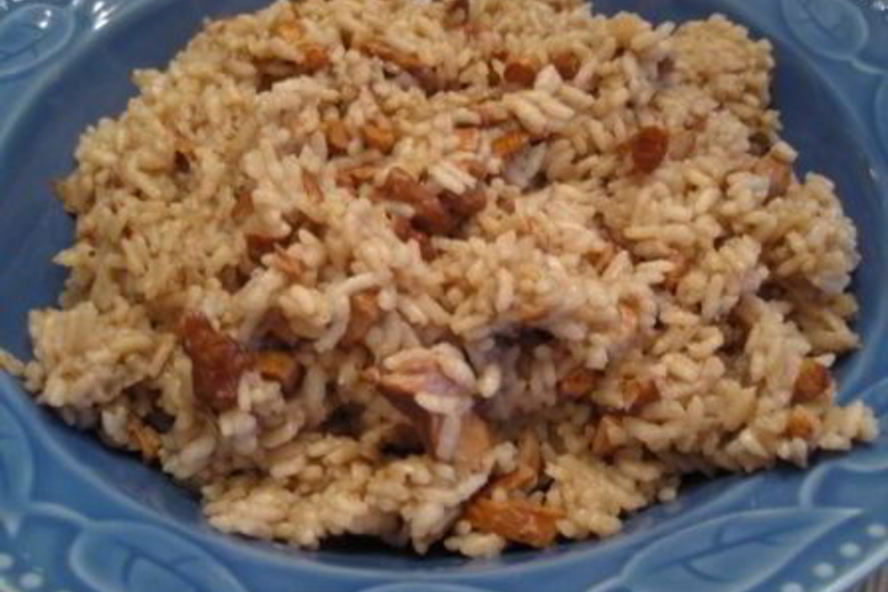 Рецепт ризотто с лисичками и сыром